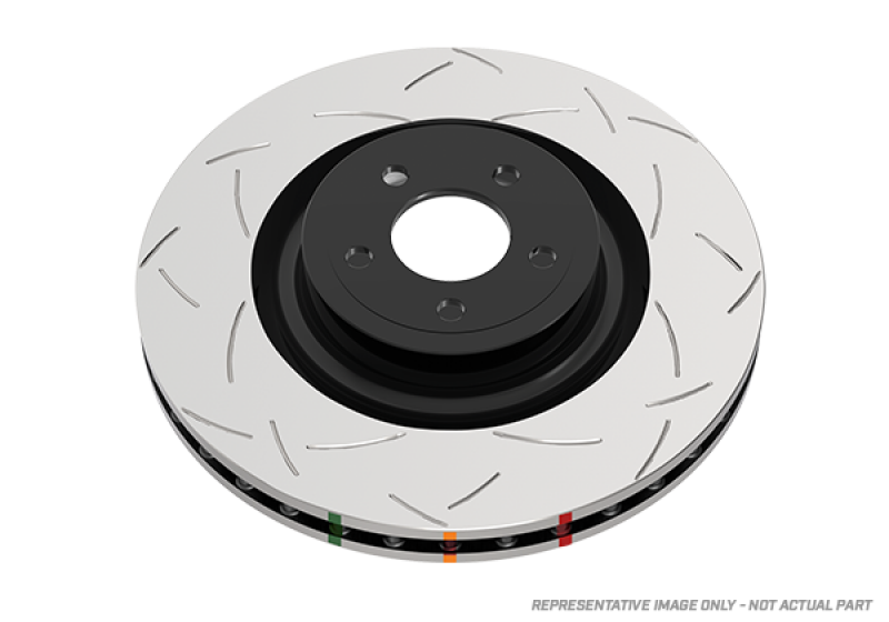 DBA 2.5i Rear 4000 Series Slotted Rotor - view 2