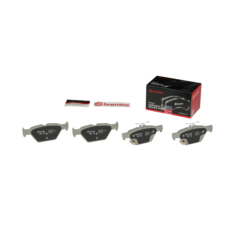 Brembo OE Brembo Outback Crosstrek Rear Premium NAO Ceramic OE Equiv Pad for 16-20 Subaru WRX - view 4