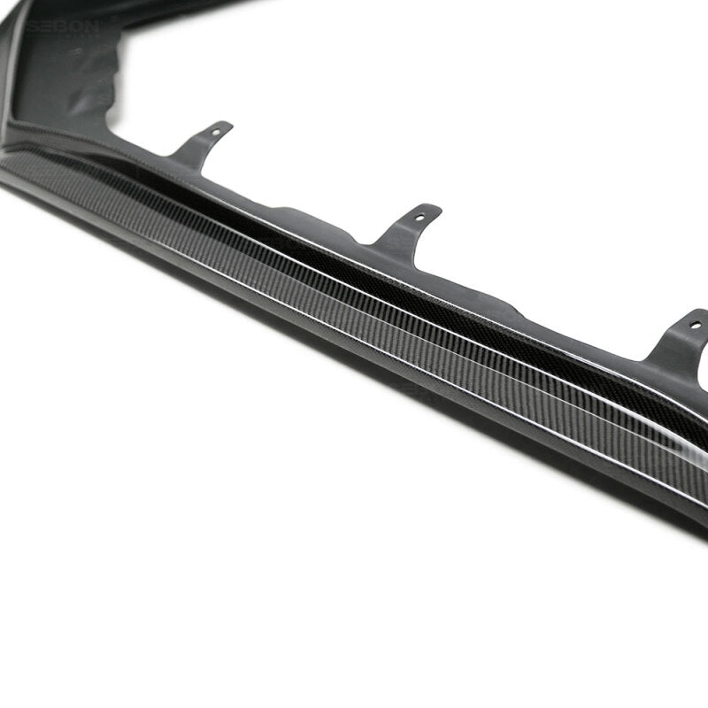 Seibon Carbon Fiber Front Lip - MB3 Style for 2018 Subaru WRX/STI - view 8