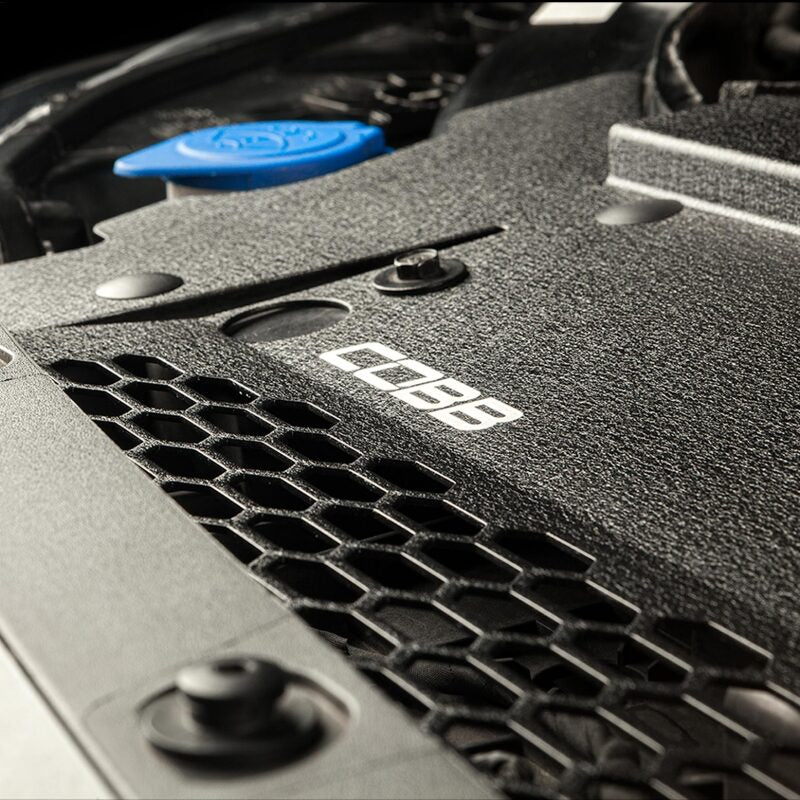 Cobb 21-22 Ford F-150 Eco Boost Radiator Shroud - Wrinkle Black