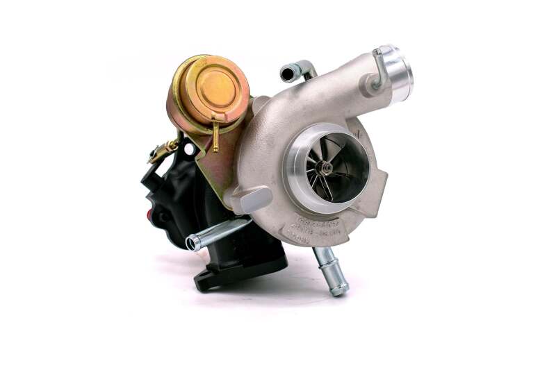 Forced Performance Blue Turbo 58mm Black Housing Ported Internal WG with Oil Line for Subaru STI