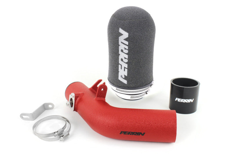 Perrin Performance PERRIN Cold-Air Intake - Red for 16-17 Subaru STI - view 4