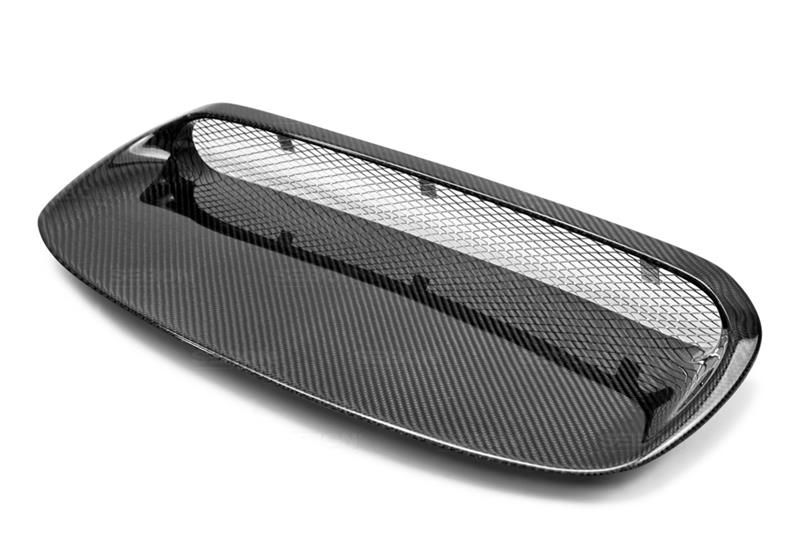 Seibon OEM-Style CF Hood Scoop - Only Fits OEM Hoods for 08-11 Subaru WRX/STI/Impreza - view 4
