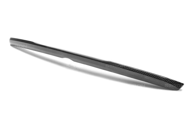 Seibon OEM Style Carbon Fiber Rear Spoiler for 2015 Subaru WRX/STI - view 7
