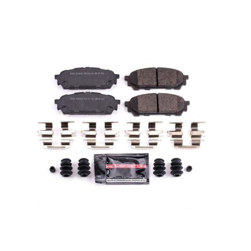 PowerStop Power Stop Saab 9-2X Rear Z23 Evolution Sport Brake Pads with Hardware