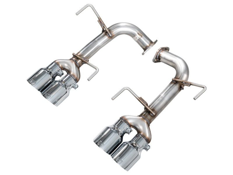 AWE Tuning VB Track Edition Axle-Back Exhaust - Chrome Silver Tips for 22-25 Subaru WRX