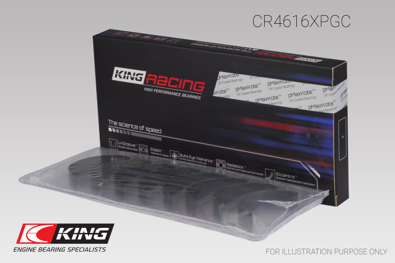 King Engine Bearings Fa20 Toyota 4U-GSE Connecting Rod Bearing Set - Size +0.05mm