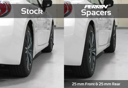 Perrin Subaru 5x100 25mm Wheel Spacers (One Pair)