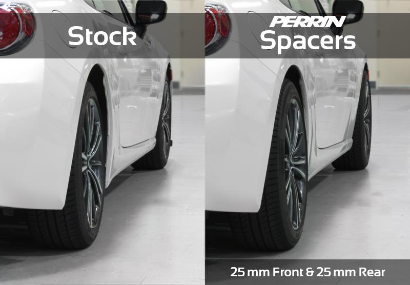 Perrin Performance PERRIN BRZ Toyota GR86 25mm Wheel Spacers 5x100 56mm CB - Pair for 02-14 Subaru WRX/STI - view 7