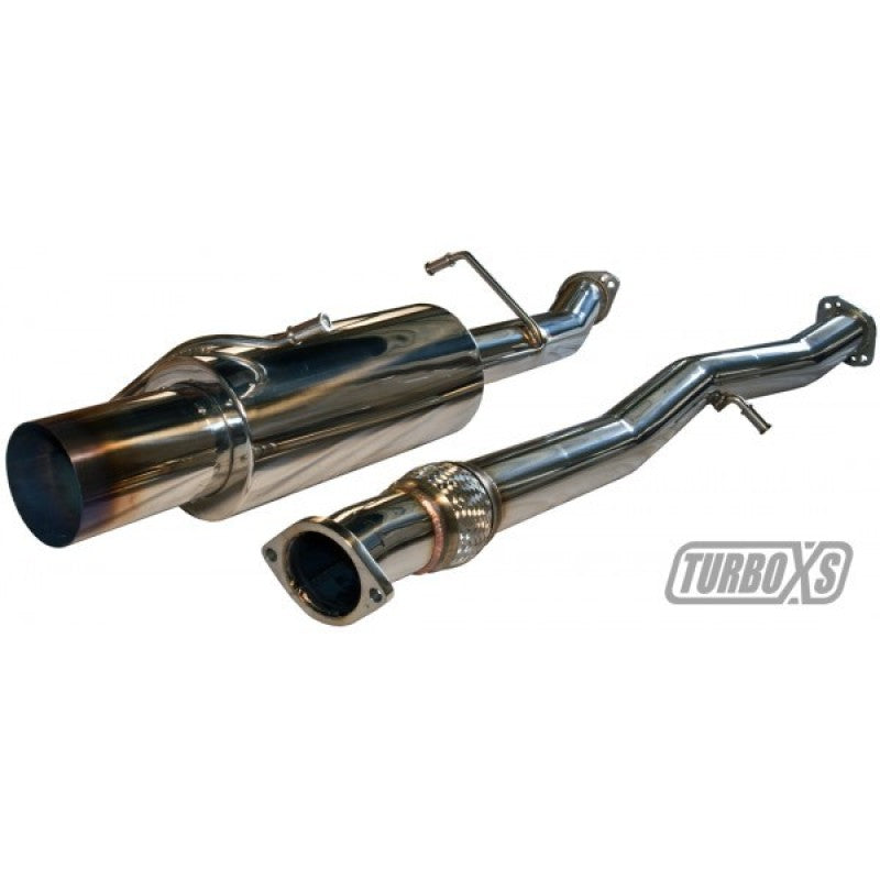 Turbo XS Catback Exhaust Blued Tips for 02-07 Subaru WRX/STI - view 4