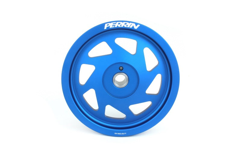 Perrin Performance PERRIN Lightweight Crank Pulley - Blue for 19-21 Subaru WRX