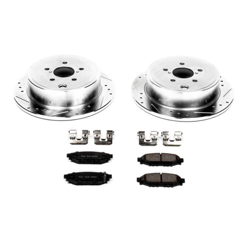 Power Stop 13-16 Subaru BRZ Rear Z23 Evolution Sport Brake Kit