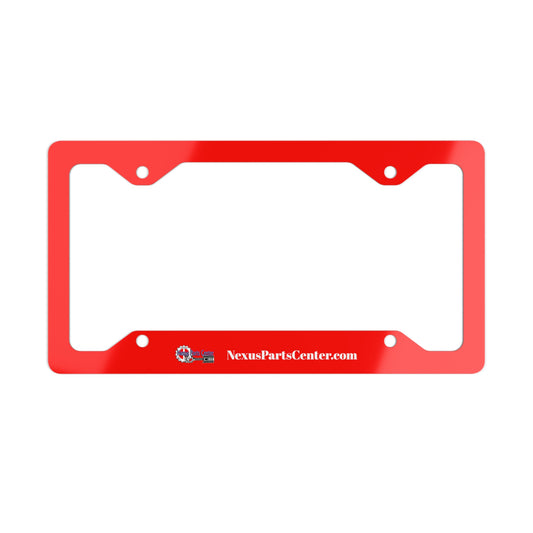 Red NPC - Metal License Plate Frame