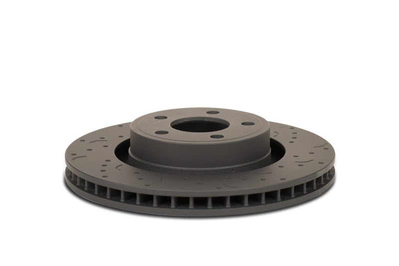 Hawk Performance Hawk Talon Saab 9-2X 2.5i Drilled and Slotted Front Brake Rotor Set - view 7