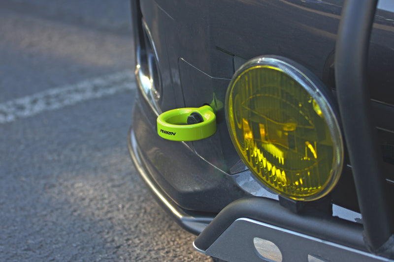 Perrin Performance PERRIN Tow Hook Kit - Neon Yellow for 08-14 Subaru WRX/STI/Impreza - view 5