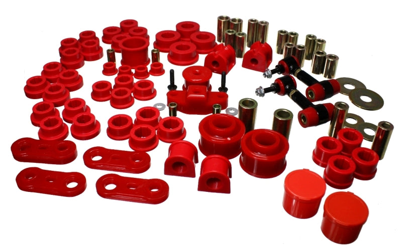Energy Suspension Red Hyper-Flex Master Bushing Set for 08-12 Subaru WRX/Impreza - view 3