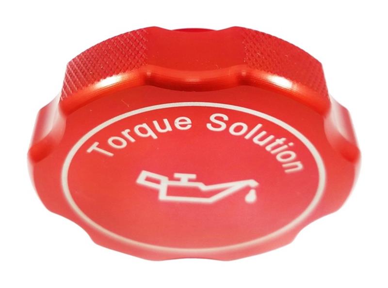 Torque Solution Billet Oil Cap 89+ - Red - view 4