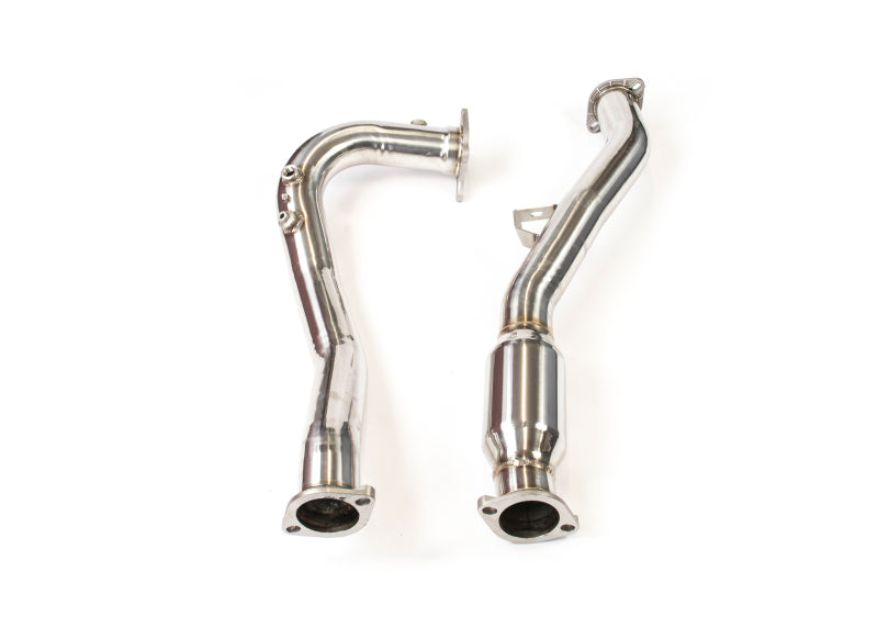 Invidia with Manual Transmission J-Pipe With Bottom High Flow Cat Down Pipe for 15-21 Subaru WRX