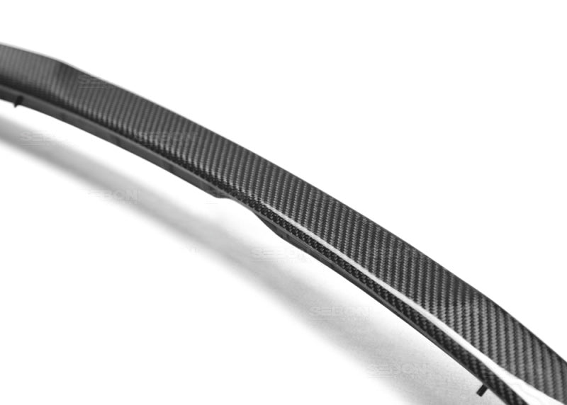 Seibon OEM Style Carbon Fiber Rear Spoiler for 2015 Subaru WRX/STI - view 4