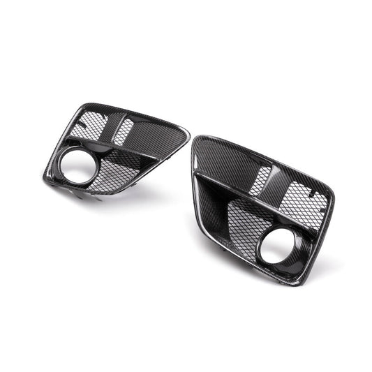 Seibon Carbon Fiber Fog Light Surrounds for 15-17 Subaru WRX/STI/Impreza