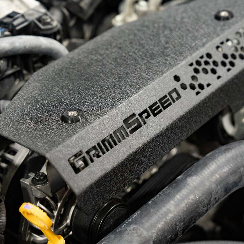 GrimmSpeed + Pulley Cover - Black for 2022 Subaru WRX - view 4
