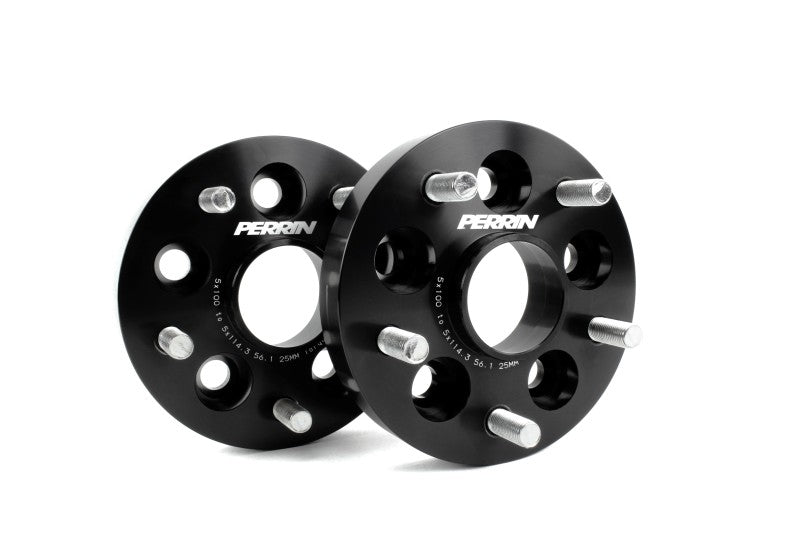 Perrin Performance PERRIN Toyota Scion 25mm Wheel Adapter 5x100 to 5x114.3 with 56mm Hub - Pair