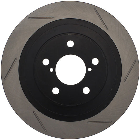 Stoptech Power Slot Rear Right Slotted Rotor for 06-07 Subaru WRX/LGT