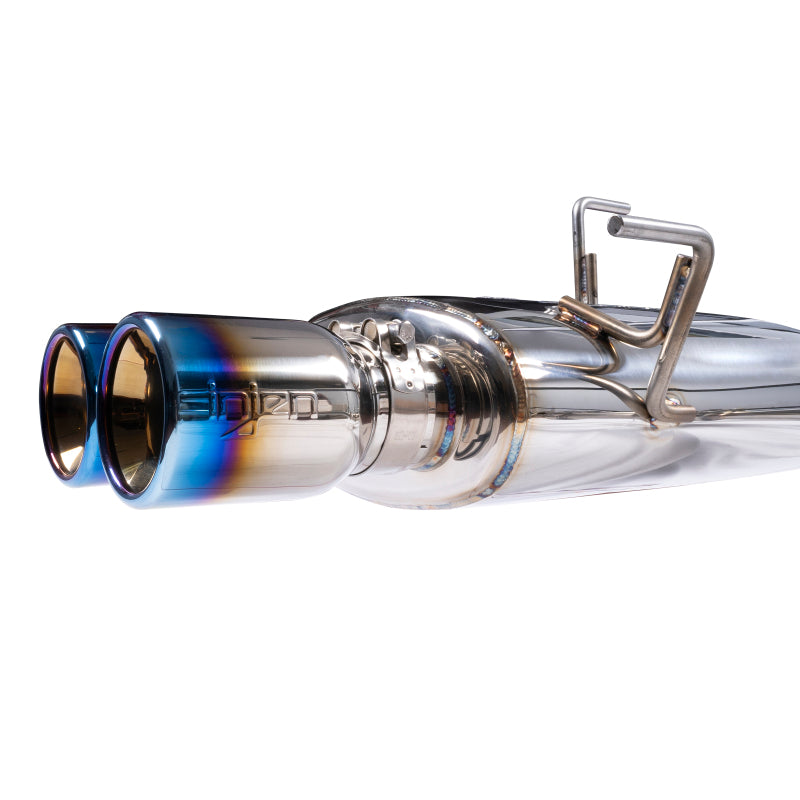Injen Cat Back Exhaust with Quad Titanium Tips for 15-20 Subaru STI - view 4