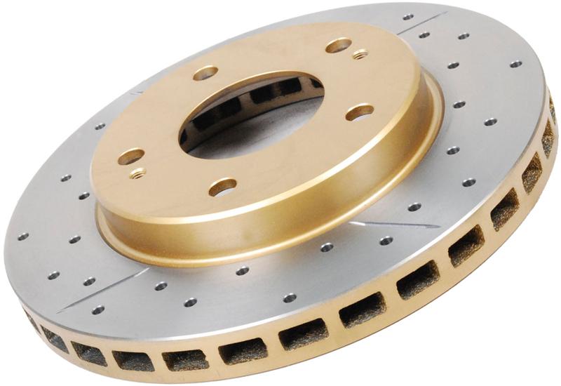 DBA 12+ Scion BRZ FR-S 10 Lug Slot Rear Drilled Slotted Street Series Rotors - view 3