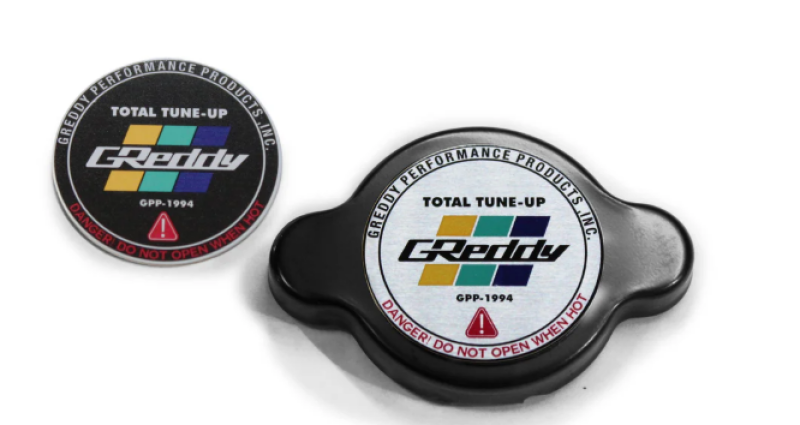 GReddy Type-S No Relief Radiator Cap Most Nissan Mazda Mitsubishi Some Toyota - Black