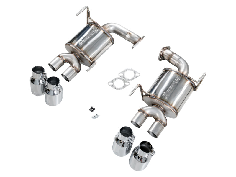 AWE Tuning VB Touring Edition Axle-Back Exhaust - Chrome Silver Tips for 22-25 Subaru WRX - view 6