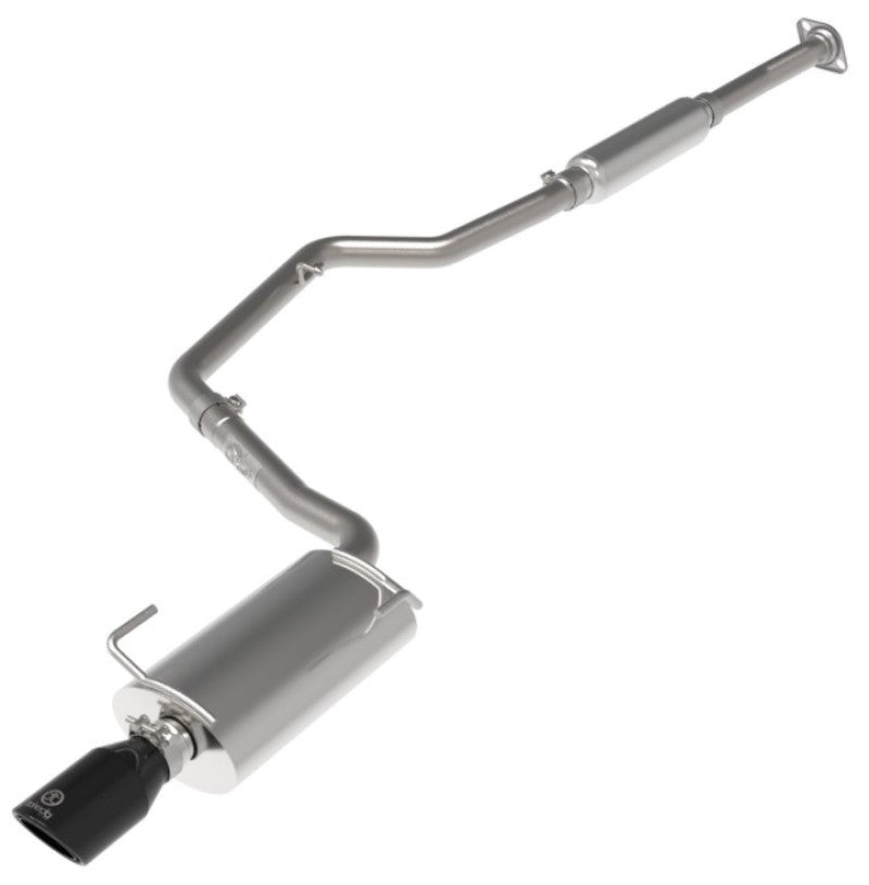 aFe POWER Takeda 2.5in 304SS CB Exhaust with Black Tips for 12-16 Subaru Impreza - view 2