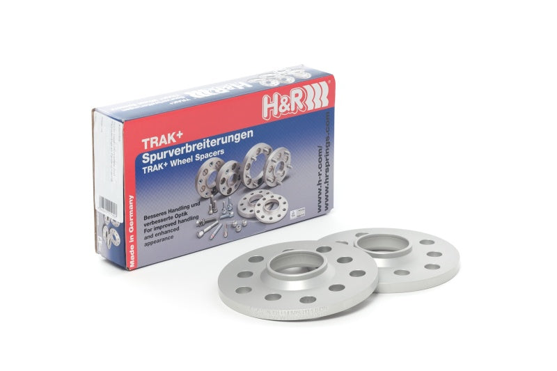 H&R Trak+ 14mm DRS Spacer Bolt Pattern 5/130 71.6mm CB Bolt Thread 14x1.5 - Black