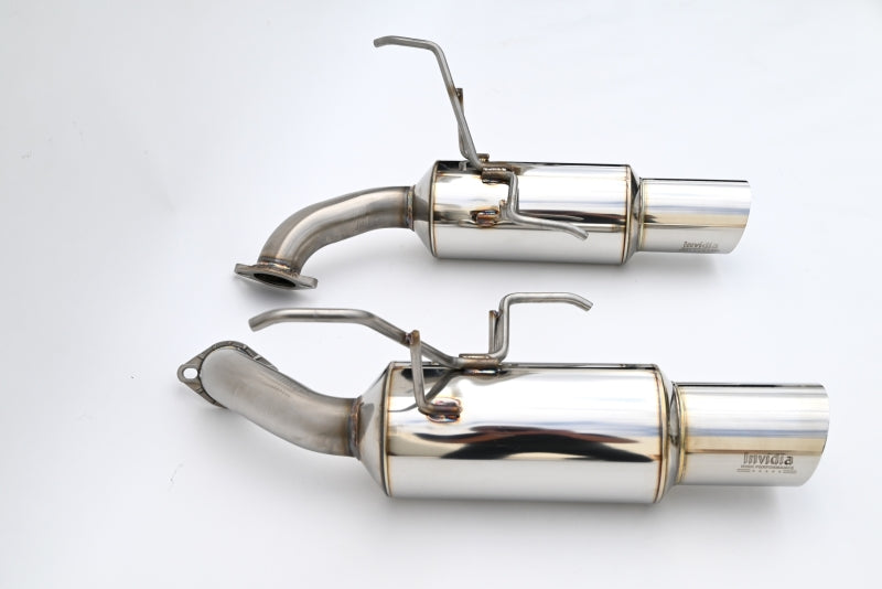Invidia 22+ GT N1 3.5in. Stainless Steel Tip Axle-Back Exhaust for Subaru WRX - view 2