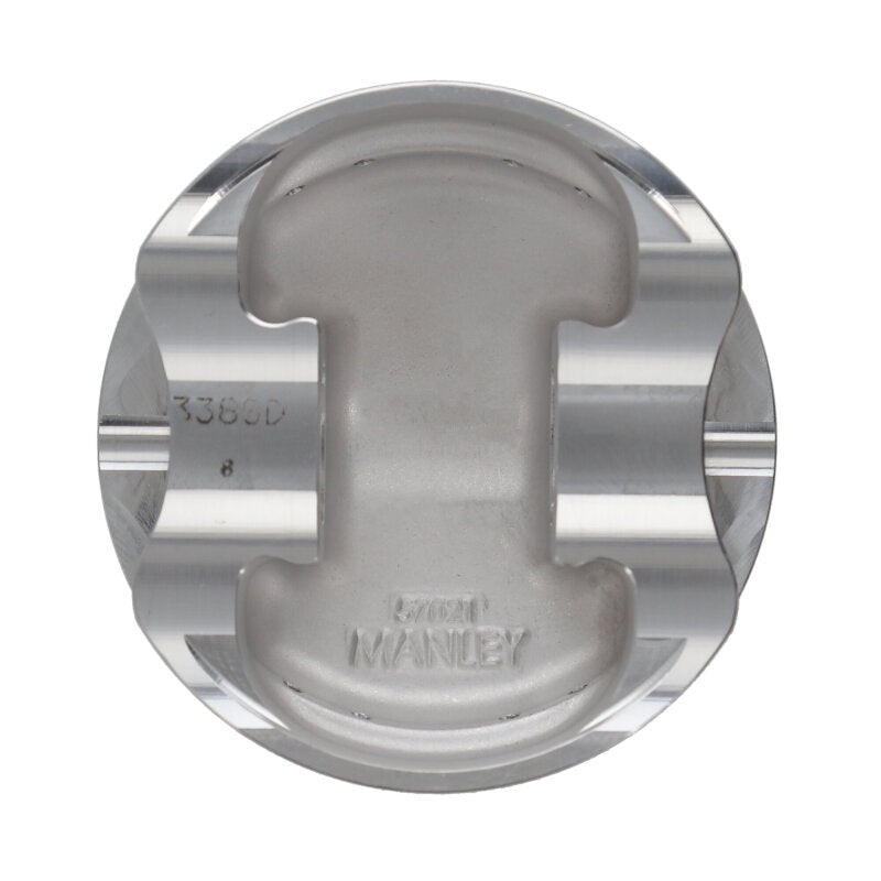 Manley Performance Manley 04+ 75mm DE-STROKED 100mm +.5mm Bore :1 Dish Piston Set with Rings for Subaru WRX/STI - view 7