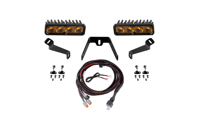 Diode Dynamics SS6 Max LED Kit Yellow Driving 3000K for 2015-2017 Subaru WRX