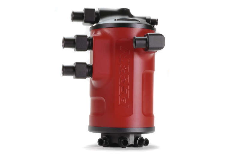 Perrin Performance PERRIN Air Oil Separator - Red for 02-21 Subaru WRX/STI - view 2