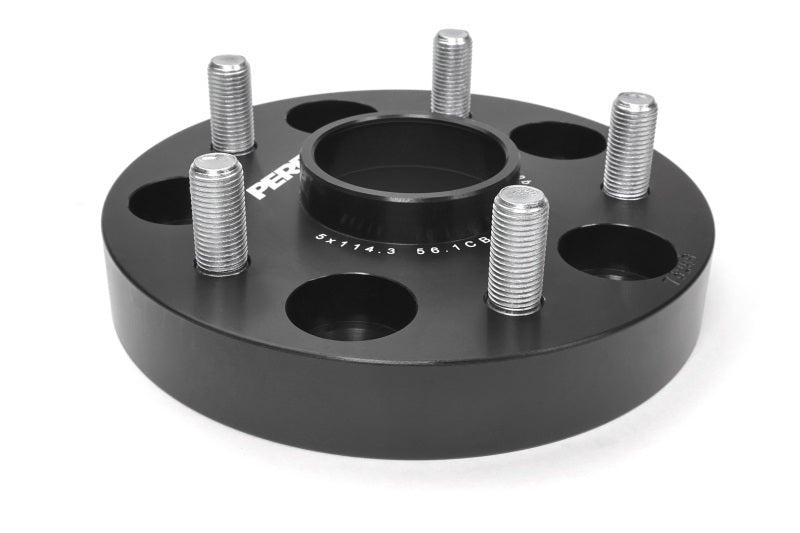Perrin Performance PERRIN 25mm Wheel Spacers 5x114.3 BP with 56mm Hub - Black - view 6