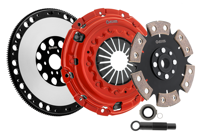 Action Clutch Turbo AWD Stage 6 Clutch with Lightened FW for 06-13 Subaru Forester XT