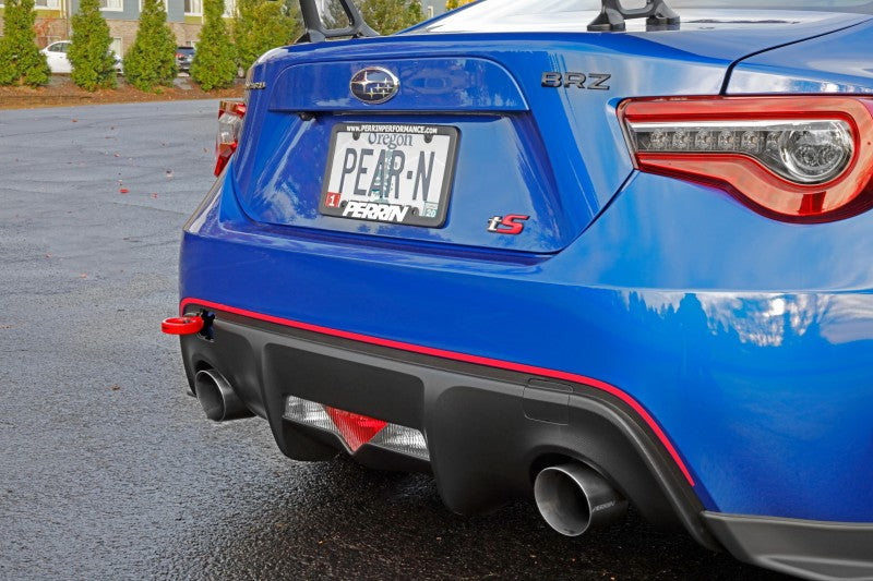 Perrin Performance PERRIN BRZ Scion FRS Toyota 86 GR86 Tow Hook Kit - Red - view 3