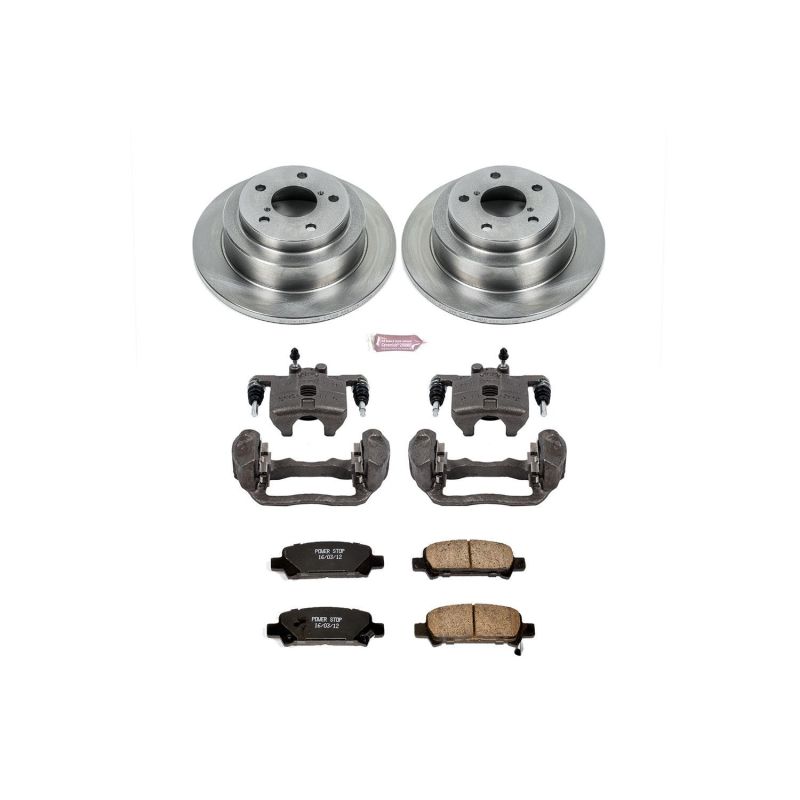 PowerStop Power Stop Rear Autospecialty Brake Kit with Calipers