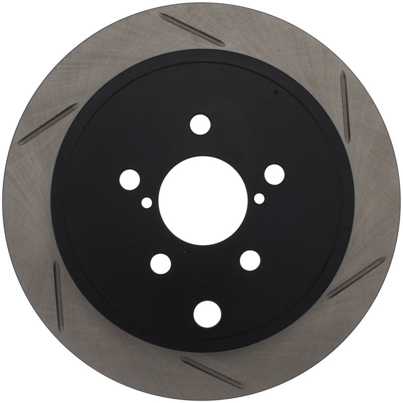 Stoptech Power Slot Rear Left Slotted Rotor for 08-10 Subaru WRX