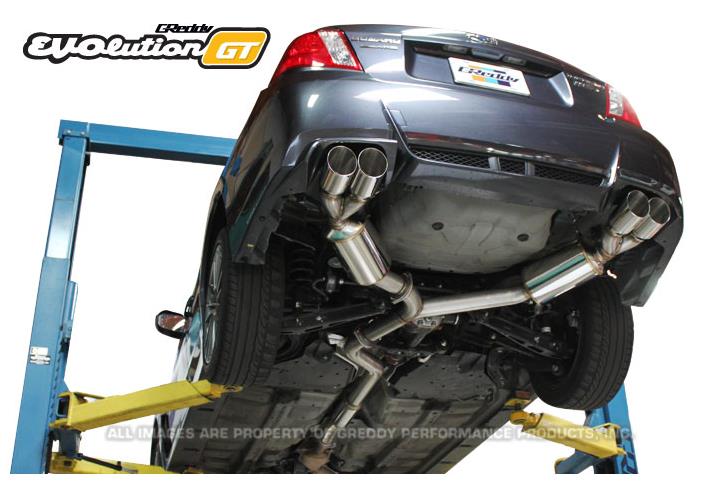 GReddy Sedan Evolution GT Exhaust for 11-14 Subaru STI - view 3