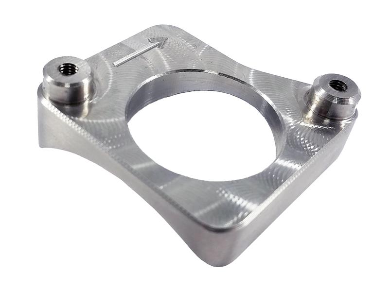 Torque Solution Stainless Steel Denso MAF Flange for 02-07 Subaru WRX/STI - view 2