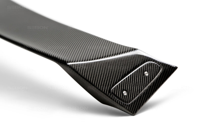 Seibon Carbon Fiber CH Style Rear Roof Spoiler for 06-07 Subaru WRX/STI - view 4
