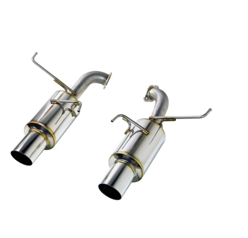 Remark + VB Axle Back Exhaust - Dual R1 Spec Stainless for 2022 Subaru WRX