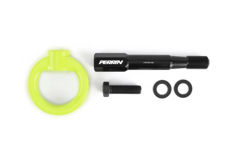Perrin Performance PERRIN Crosstrek Tow Hook Kit - Neon Yellow for 15-17 Subaru WRX/STI/Impreza - view 4