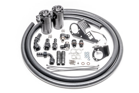 Radium Engineering Dual Catch Can Kit VB Fluid Lock
