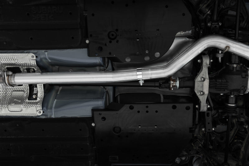 MBRP 3in Cat Back 5in OD with Single Burnt Tip - T304 for 2022 Subaru WRX - view 2