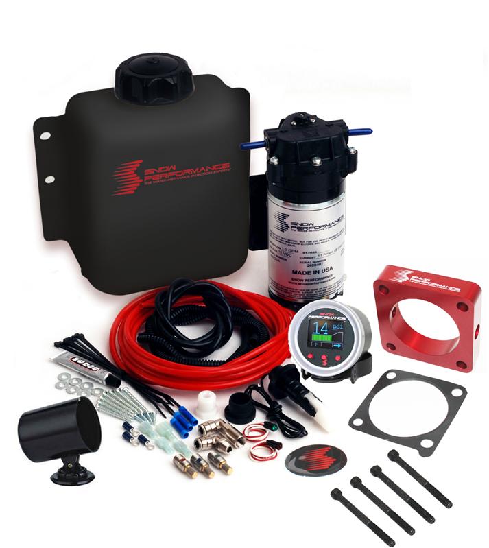 Snow Performance Stg 2 Boost Cooler Water Injection Kit with SS Brd Line 4AN Fittings for 05-14 Subaru STI - view 8